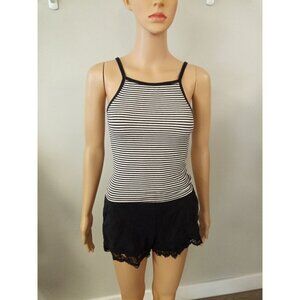 Junior's Black White John Galt Shirt & Exhilaration Black Shorts Outfit …